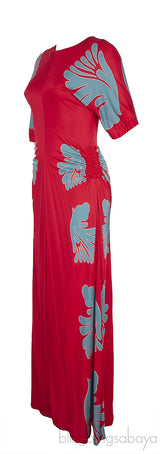 Angelica Viscose Red Dress