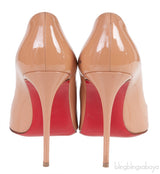 Nude Patent Leather Heels