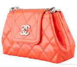 Coco Shine Accordion Patent Mini Bag