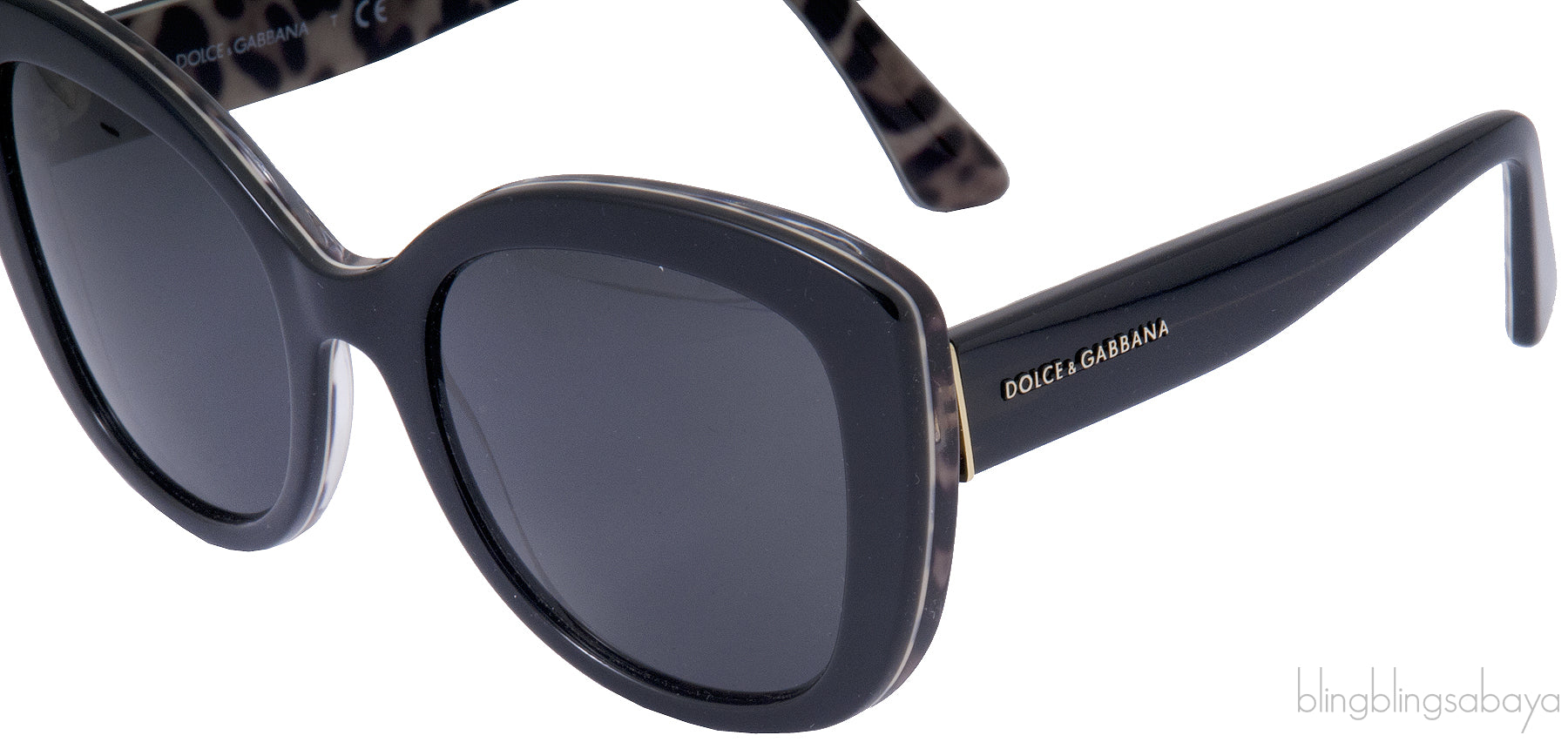 DG4233 Black Leopard Sunglasses