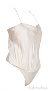 White Pearl Sleeveless Bodysuit