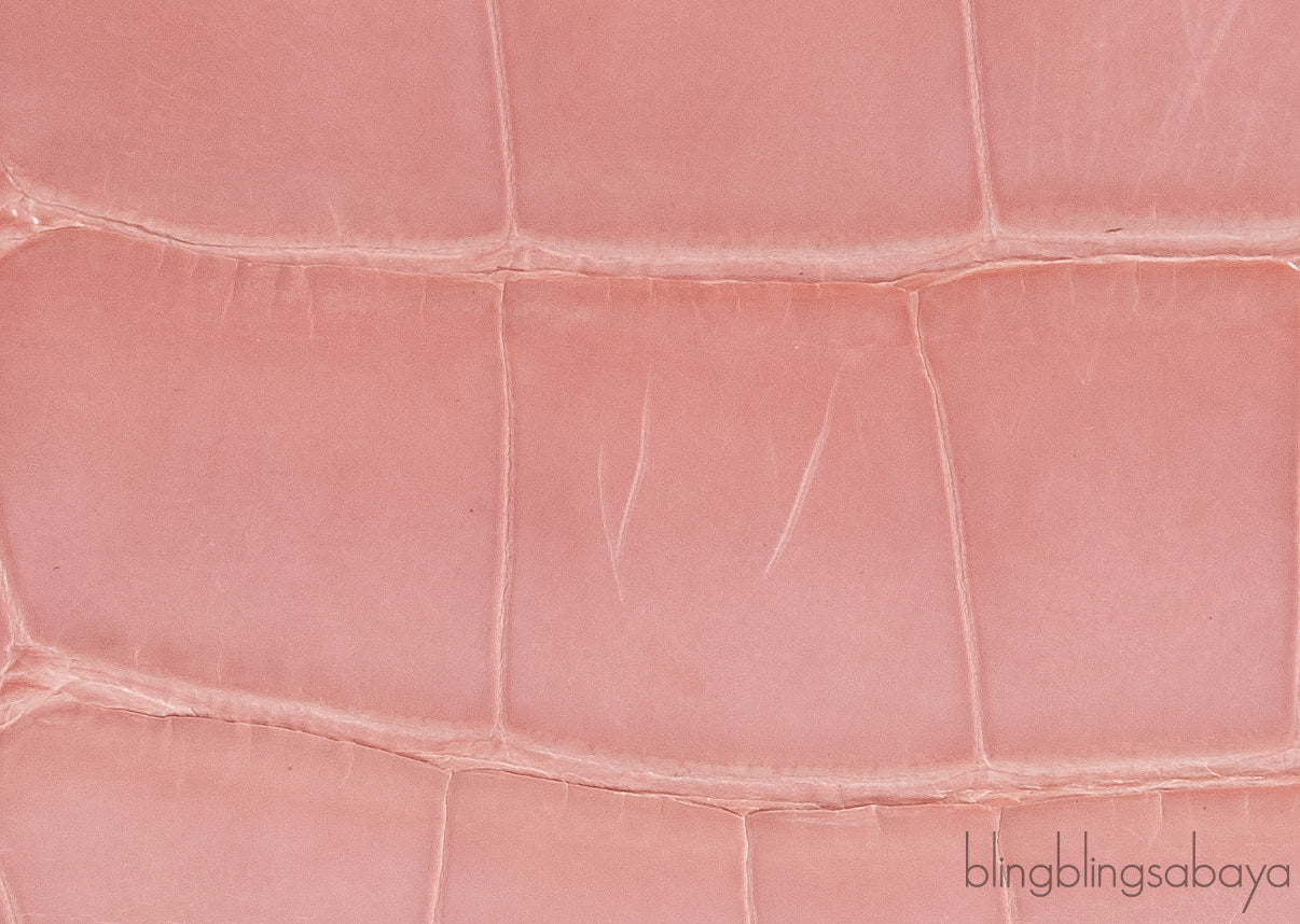 Capucine Vieux Rose Crocodile BB