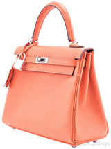 Kelly 25 Orange Epsom