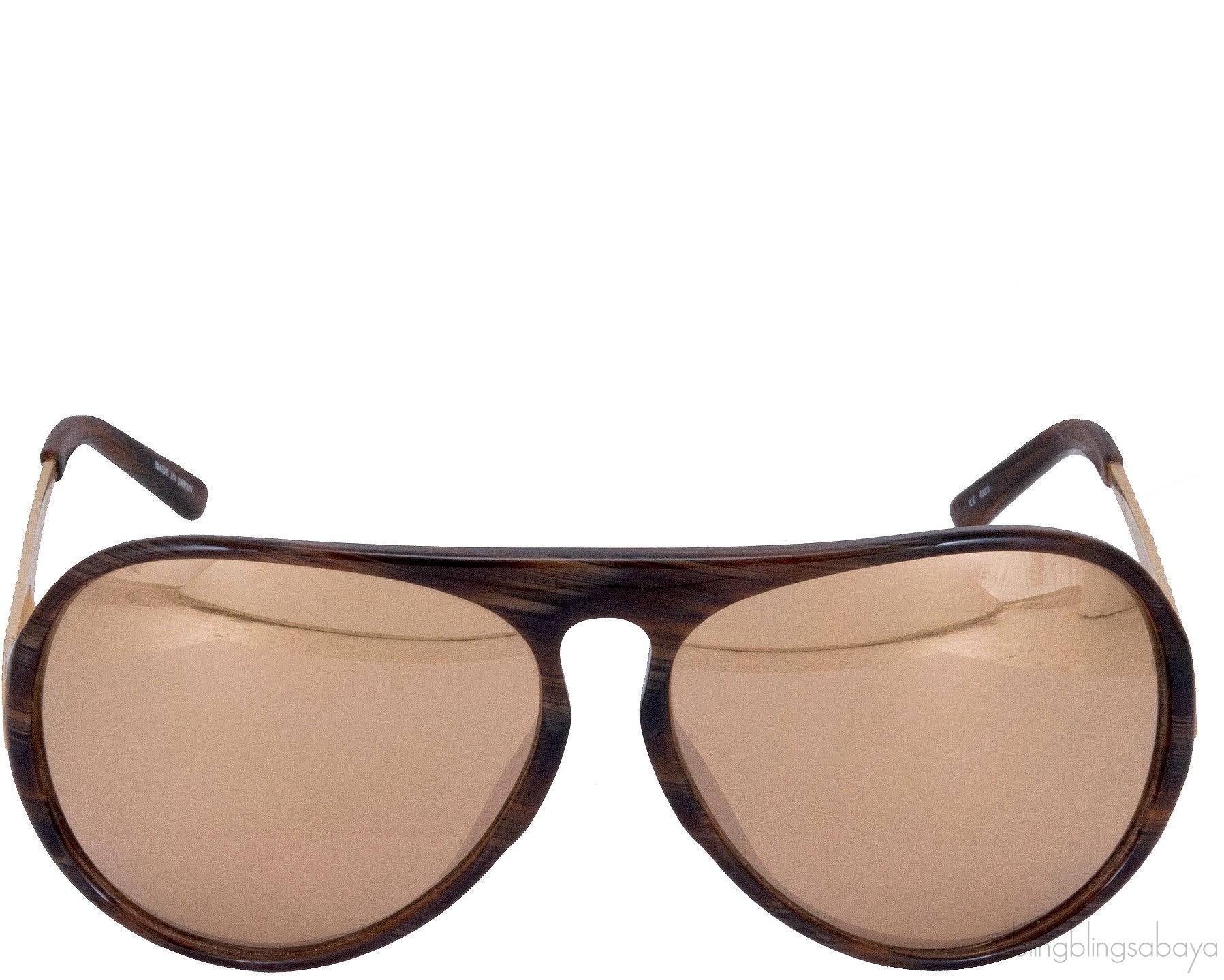 Gold Aviator Sunglasses