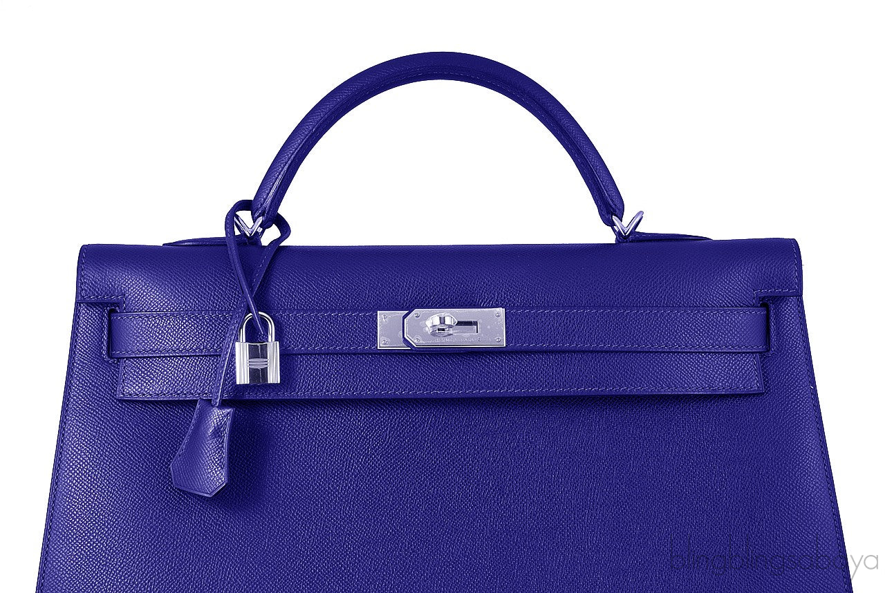 Kelly 40 Iris Sellier Epsom PHW
