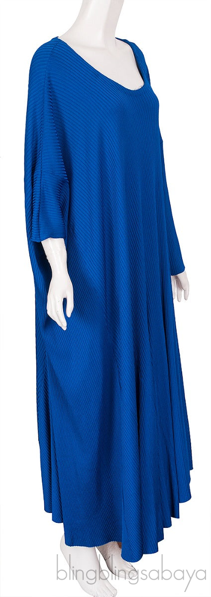 Blue Knitted Oversize Dress