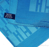 Light Blue H Printed Stole