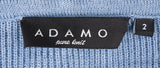 Blue Chinchillia Fur Lined Wool Hoodie and Pants