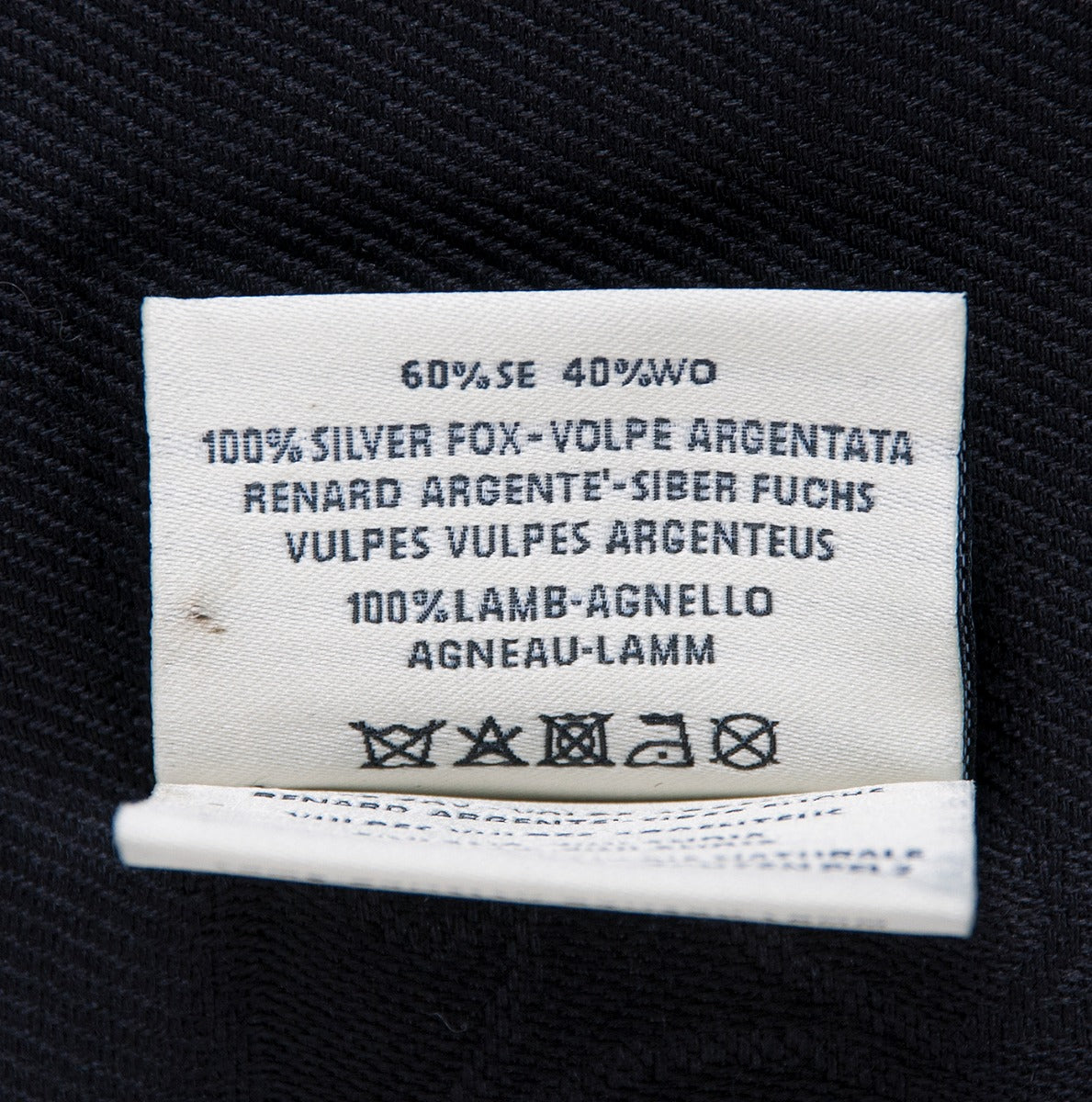 Black Karl Love Square Shawl