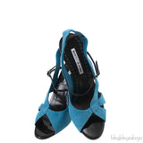 Manolo Blahnik Bi-color Strappy Sandals