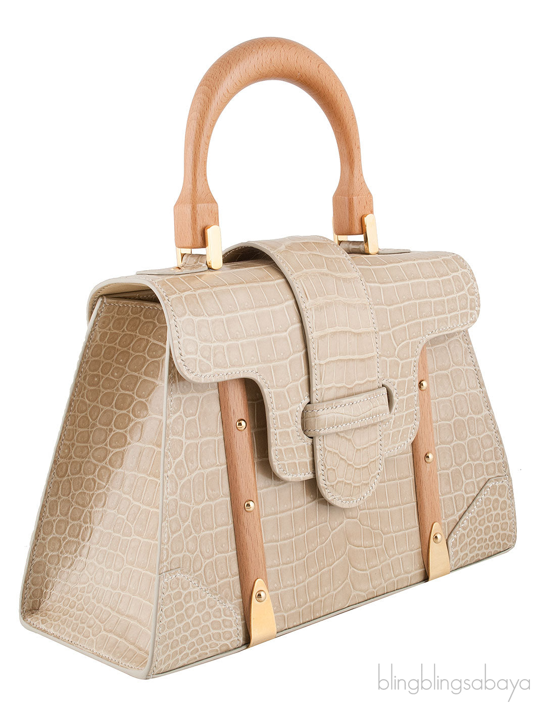 Saigon Beige Crocodile PM