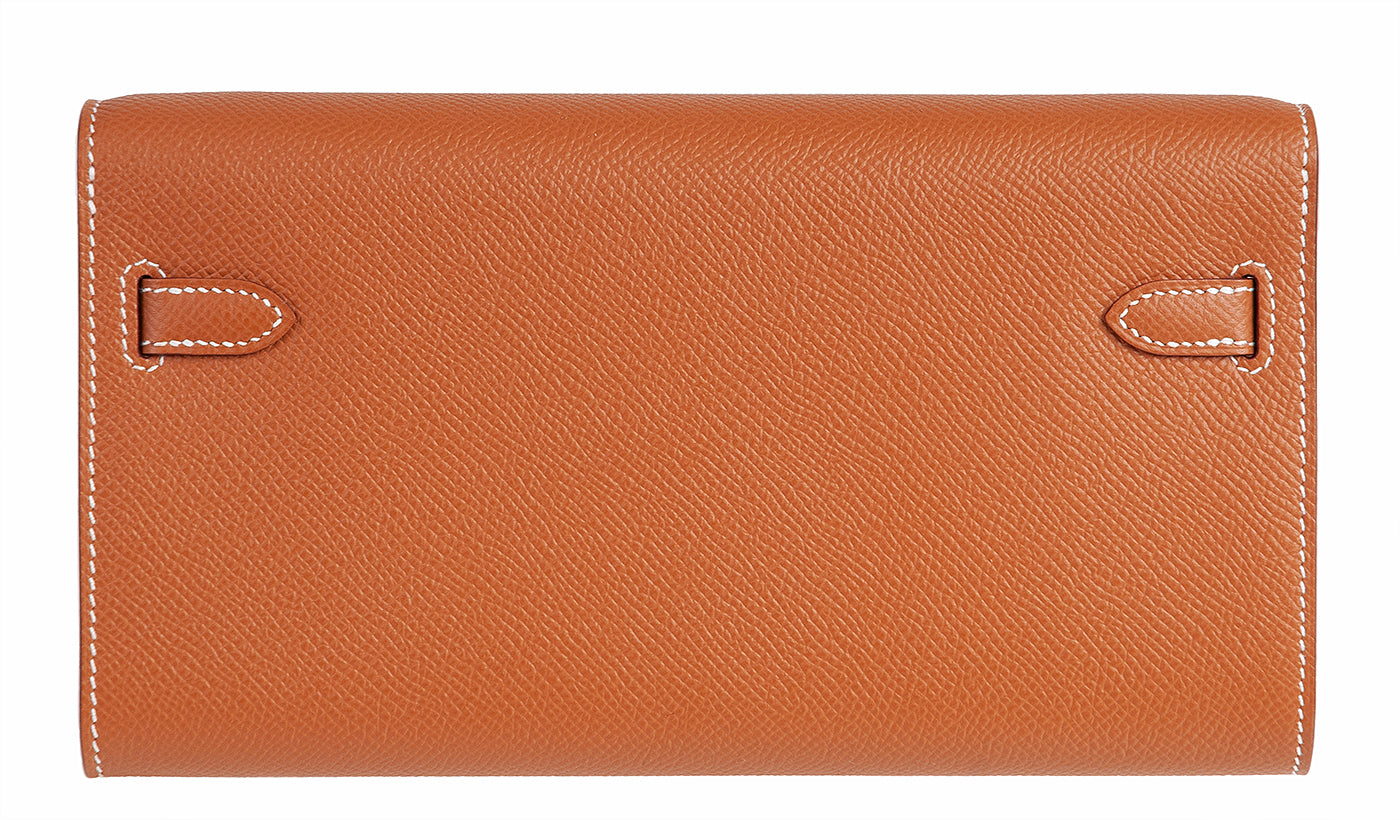 Kelly Classique To Go Gold Epsom Wallet