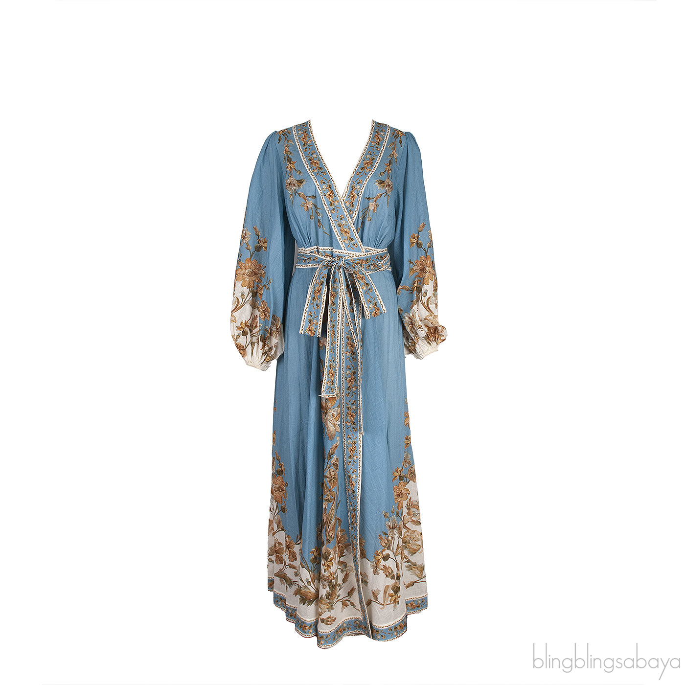 Chintz Wrap Midi Dress