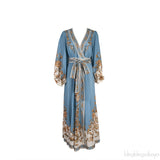 Chintz Wrap Midi Dress