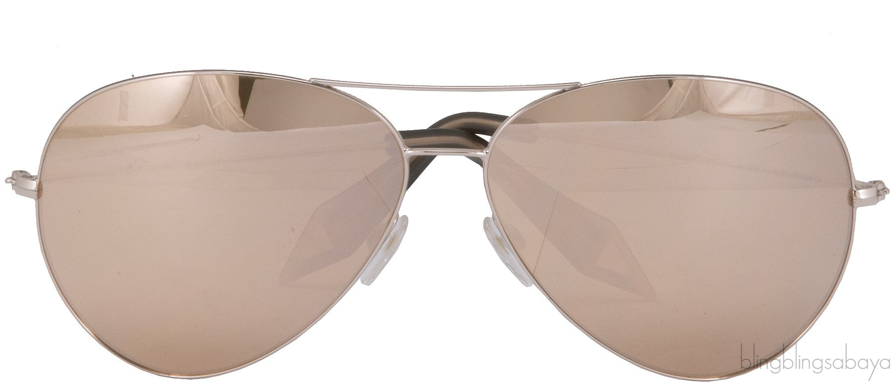 Gold Aviator Sunglasses