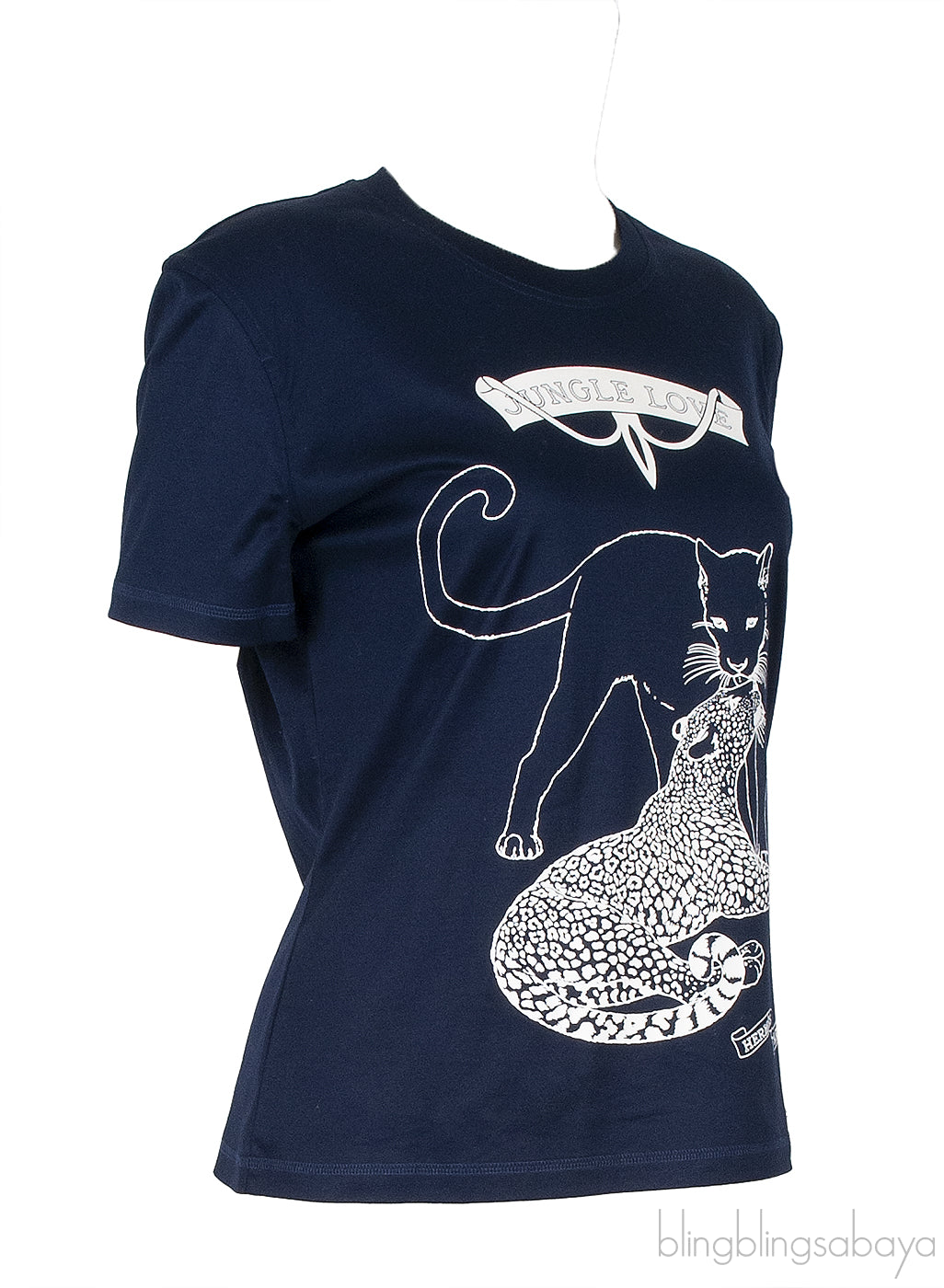 Blue Jungle Love Printed T-Shirt