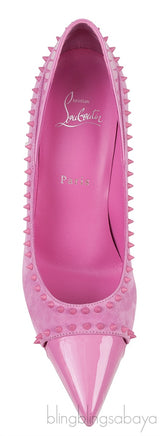 Duvette Spikes 85 Suede Pink Pumps
