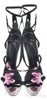 Mistico Butterfly Suede Leather Sandals