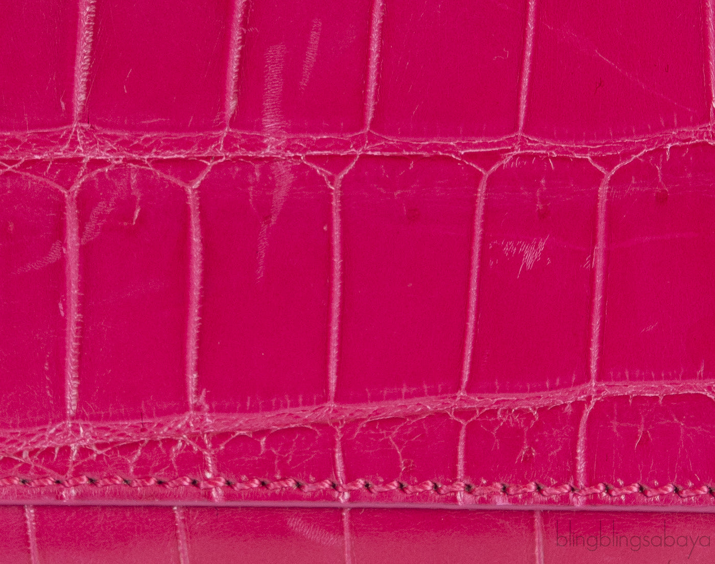 Fuchsia Crocodile Mini Peekaboo
