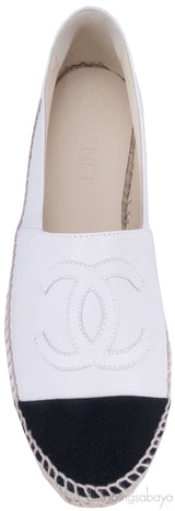 CC White & Black Espadrille