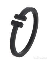 T Square Coated Steel Bracelet