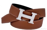 \"H\" Belt Gold / Black