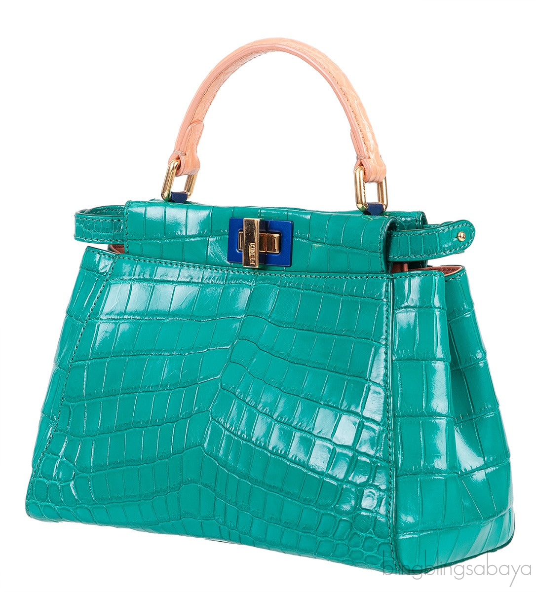 Tricolor Crocodile Mini Peekaboo