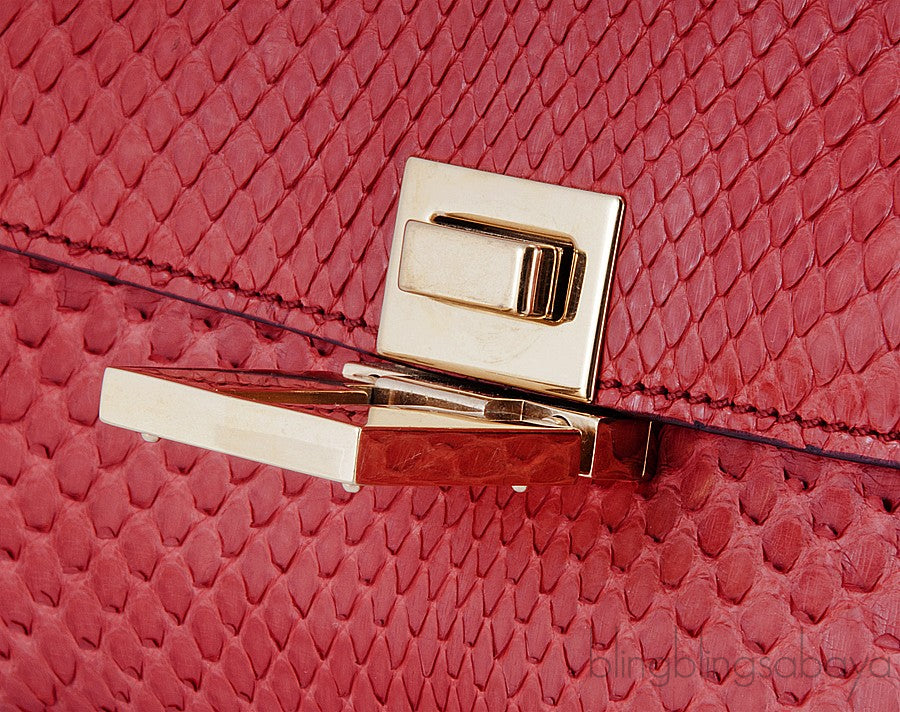 Trapeze Luggage Python Red
