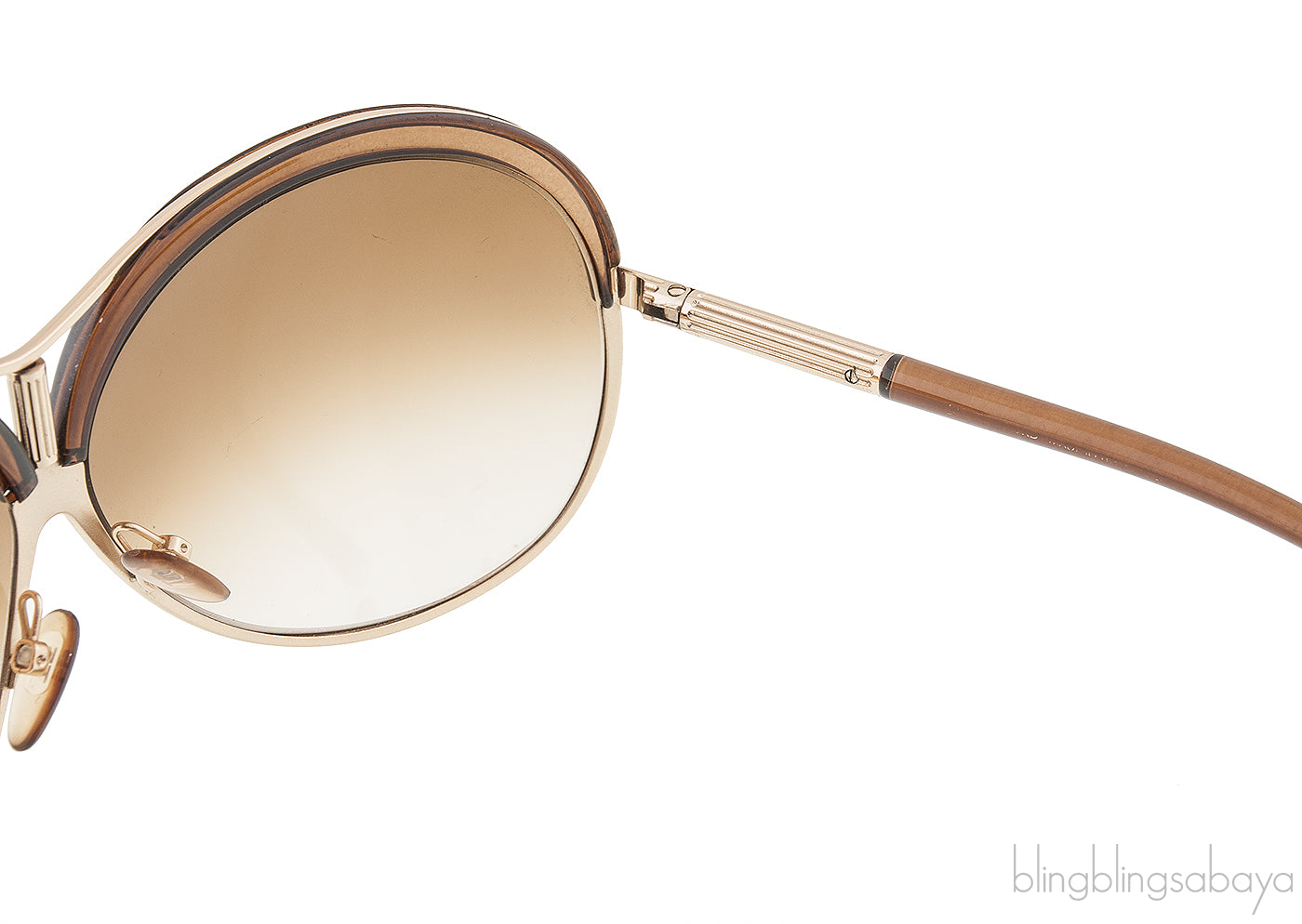 Brown Valesca Oversize Sunglasses