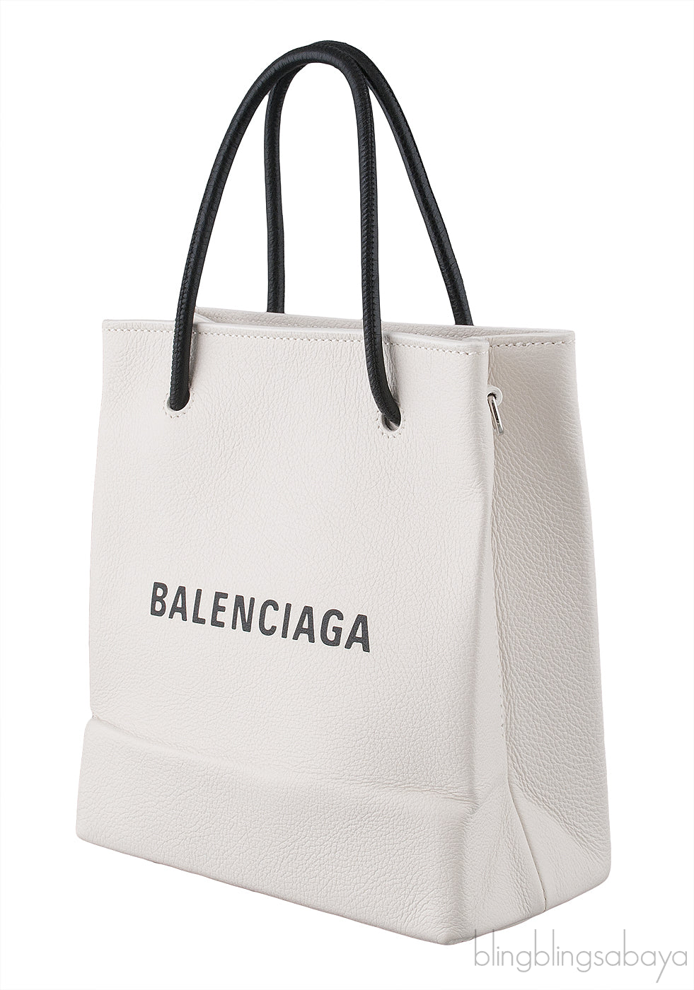 Logo Print Shopping Tote