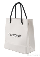 Logo Print Shopping Tote
