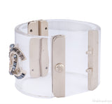 CC Crystal Plexi Manchette Cuff