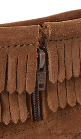 Minnetonka Double Fringe Moccasin Boots