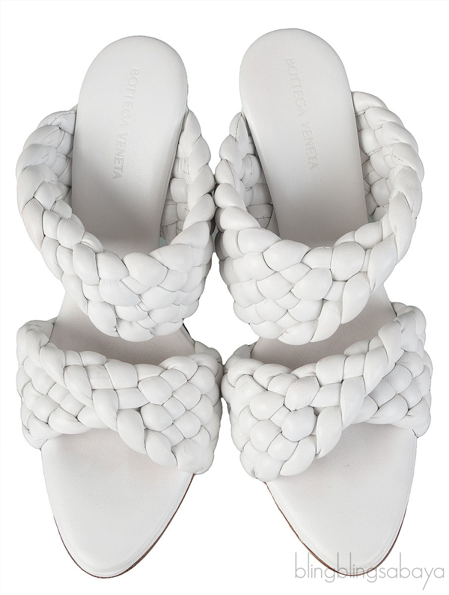 Curve Optic White Sandals