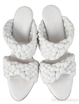 Curve Optic White Sandals