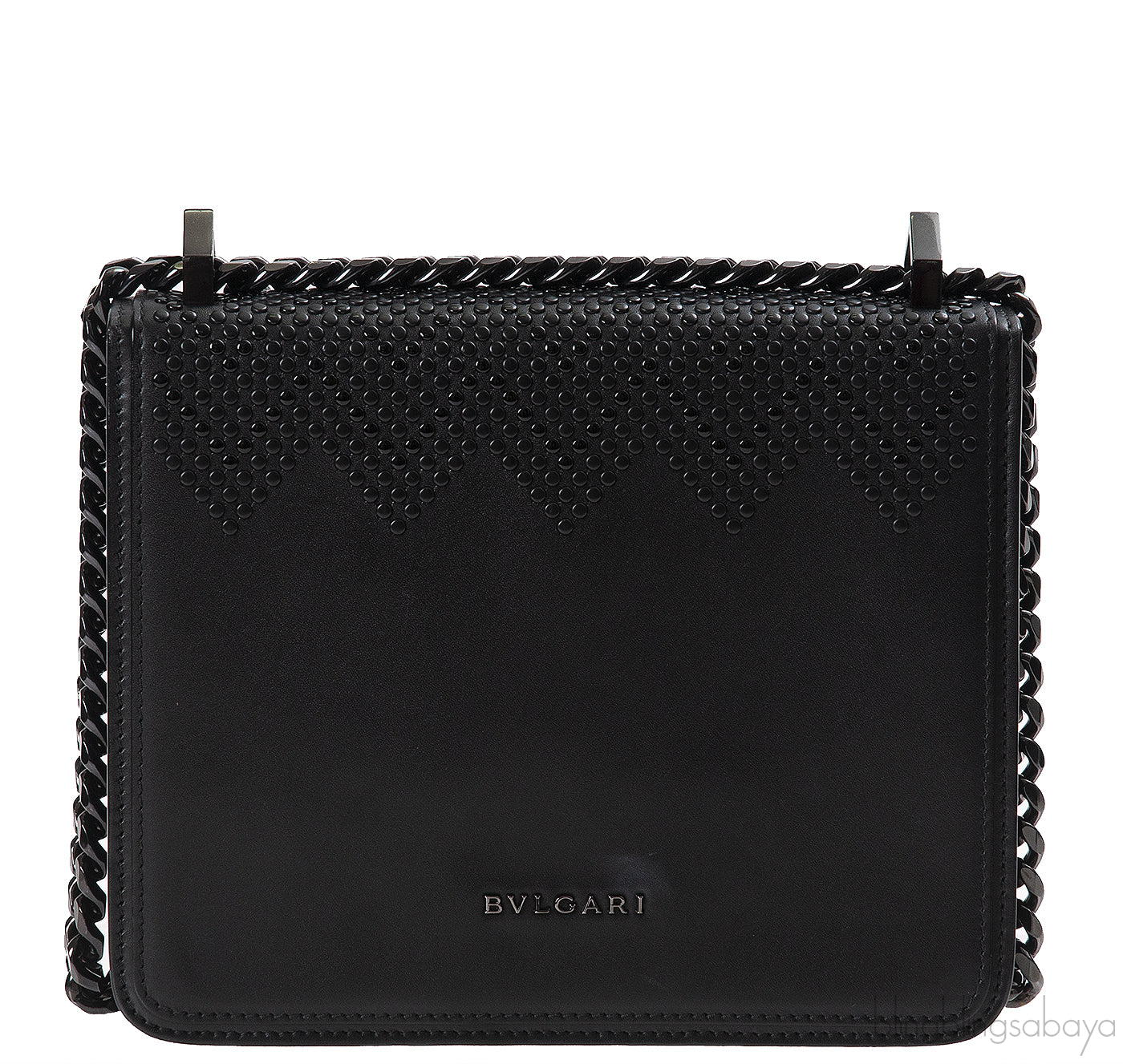 X Nicholas Kirkwood Black Serpenti Forever Crossbody Bag