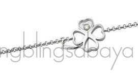 Happy Diamond Clover Bracelet