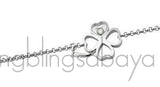 Happy Diamond Clover Bracelet