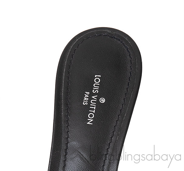 Black Leather 55 mm Revival Mule