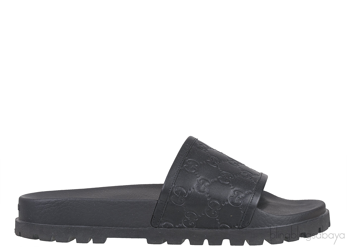 Pursuit Track Leather Slides