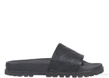 Pursuit Track Leather Slides