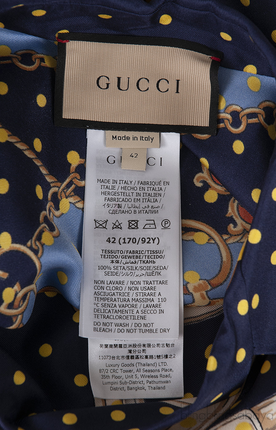 Polka-dot Chain & Crest Printed Shirt and Wide Leg Trouser
