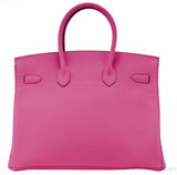 Birkin 35 Rose Lipstick Togo