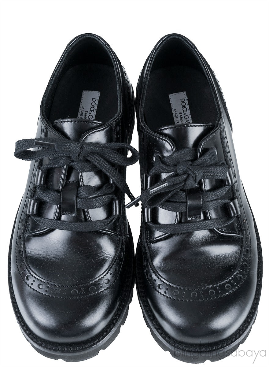 Calzature Stringata Black Shoes