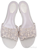 Crochet Slip-on Flat Sandals