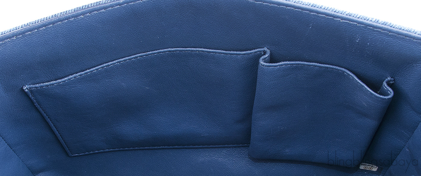 Quilted Le Boy Denim Jumbo Flap Bag
