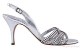 Maggie Crystal Slingback Sandals