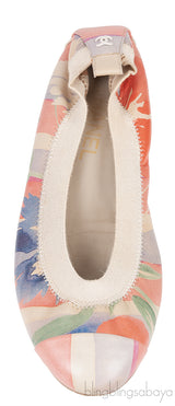 Chanel Multi-color Printed Ballerina Flat