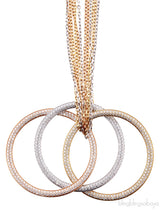 Trinity Tricolor Diamond Necklace