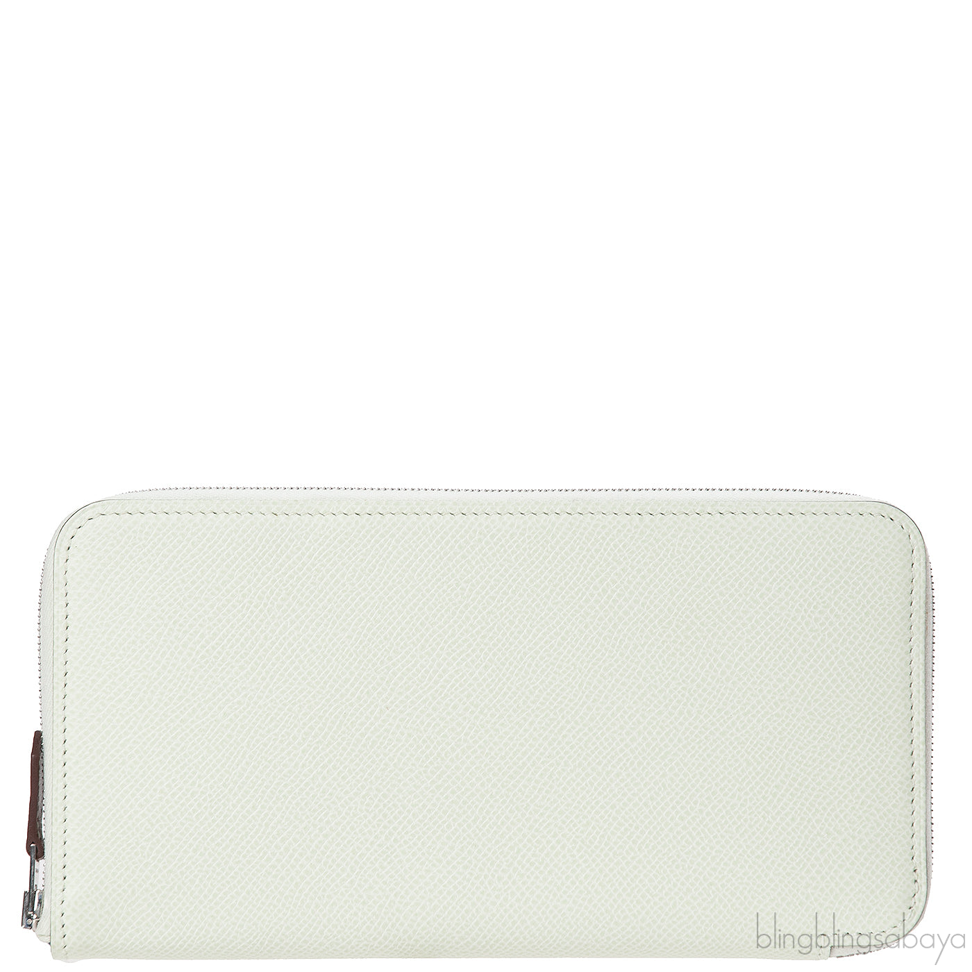 Hermes Vert Fizz Silk\'In Classique Long Wallet